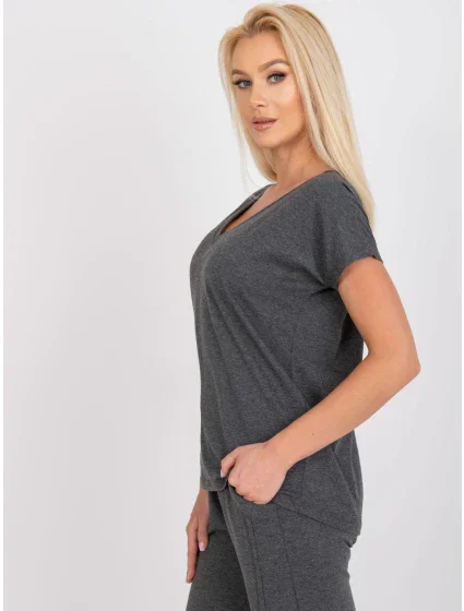 Tričko RV TS model 14824814 tmavě šedá - FPrice Tričko RV TS model 14824814 tmavě šedá - FPrice