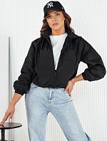 Dámska prechodná bunda s kapucňou GRAUS čierna FashionStreet TY4222