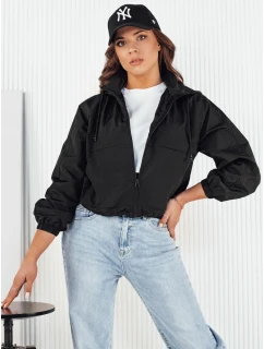 Dámska prechodná bunda s kapucňou GRAUS čierna FashionStreet TY4222