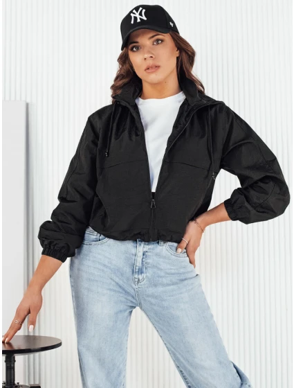 Dámská přechodná bunda s kapucí černá Dstreet model 21974312 - FashionStreet