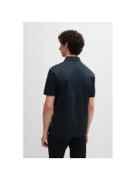 Pánske polo tričko BOSS Parlay 143 BLU klasického regular strihu v tmavomodrej farbe (50515596-405)