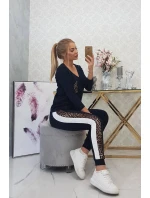 Sada s leopardím potlačou v námorníckej modrej Sada s leopardím potlačou v námorníckej modrej