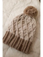 Milano fleecová čepice K203 ecru model 18749905 beige - K-Fashion