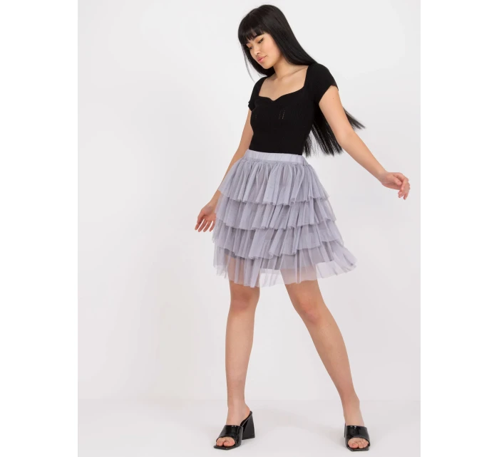 Sukně TW SD BI model 17302243 šedá - FPrice Sukně TW SD BI model 17302243 šedá - FPrice