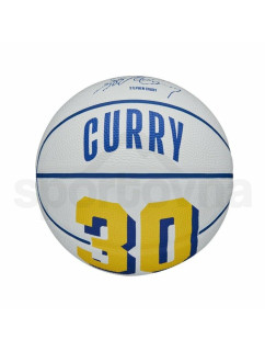 Mini basketbalová lopta NBA Player Icon Stephen Curry WZ4007401XB White - Wilson