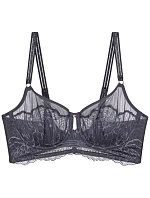 Dámska podprsenka Wild Peony Florale W01 - GRAY - sivá 00DK - TRIUMPH