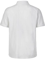 O Pánské piqué polo z bio bavlny white model 22503632 - Neutral O Pánské piqué polo z bio bavlny white model 22503632 - Neutral