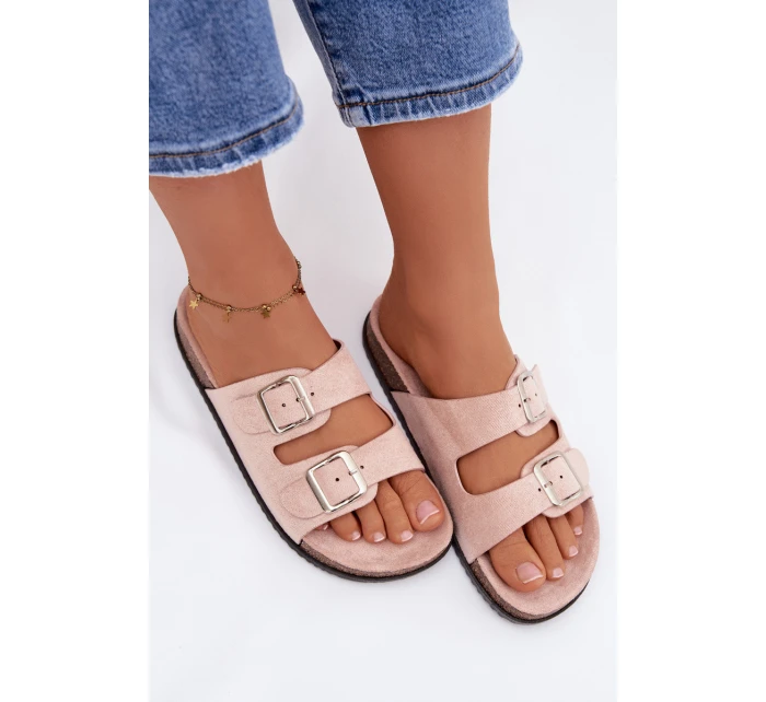 Dámské žabky Světle růžové Oliena