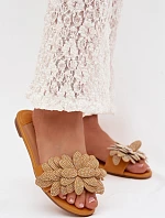 Dámské ploché s ozdobou Žluté Grelora