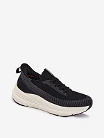 Pánska športová obuv Textilná obuv Slip-Ons na platforme Kobbo 102421 Black
