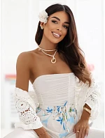 Sweter CS SW model 22099851 ecru - FPrice Sweter CS SW model 22099851 ecru - FPrice