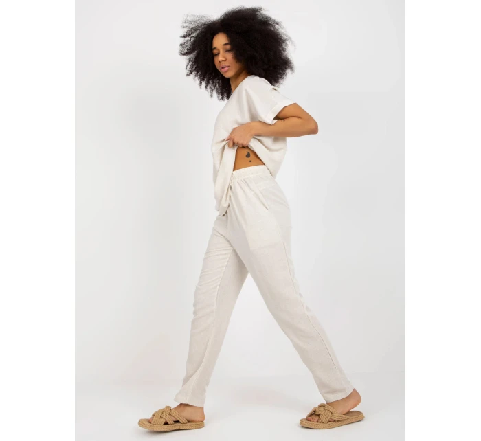 Dámsky set WN KMPL VE41/42.05 Light beige - Rue Paris