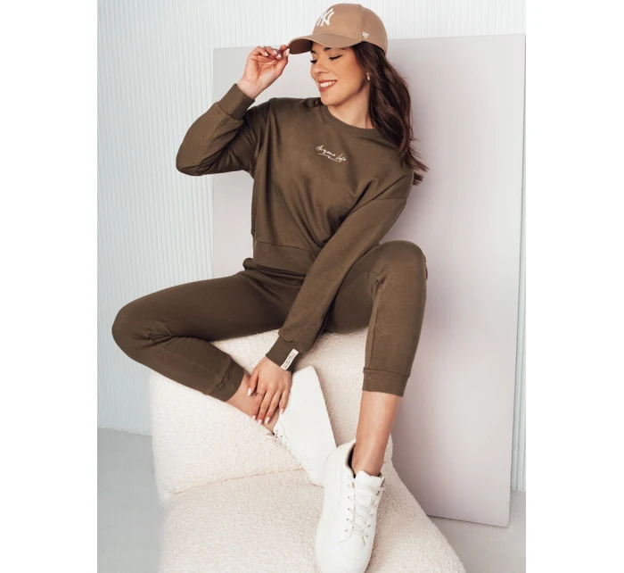 Dámská oversize mikina hnědá Dstreet model 21975364 - FashionStreet