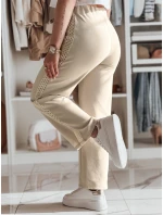 Dámské široké žebrované kalhoty Dstreet model 21985782 - FashionStreet Dámské široké žebrované kalhoty Dstreet model 21985782 - FashionStreet