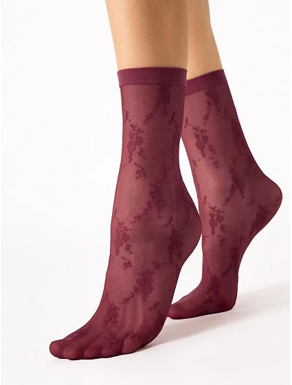 Ponožky model 22106623 Rosa 20 den - Fiore