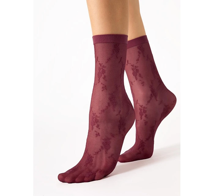 Ponožky model 22106623 Rosa 20 den - Fiore