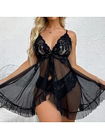 Tričko Shots De Namour Lace Mesh Babydoll DEN113 S–XL