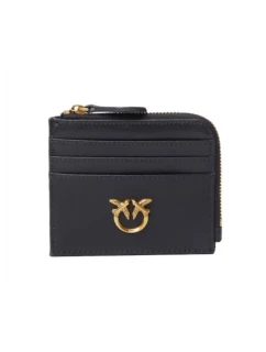 Puzdro na kreditné karty Pinko Holder Nappa Chevron 100879A0GK