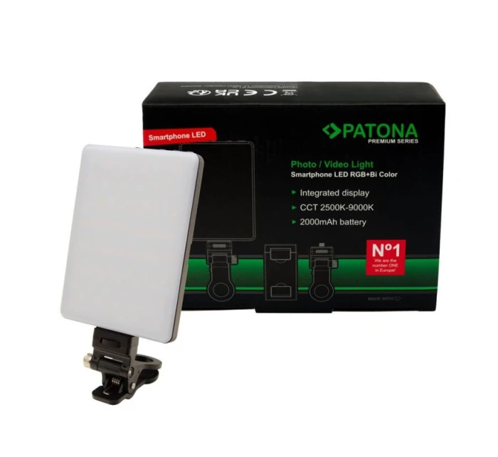 PATONA Premium RGB/Bi-Color LED lampa pre smartfóny