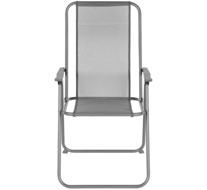 SADA ZÁHRADNÉHO NÁBYTKU OKRÚHLY STÔL 4 STOLIČKY A SLNEČNÍK TMAVOSIVÁ