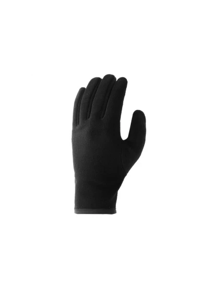 4F Rukavice H4Z22-REU014 tmavo čierne