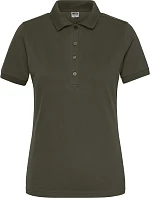 Daiber JN 1805 Dámske pracovné elastické bio polo - Solid 02.1805 olivová