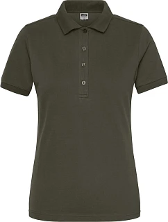 Daiber JN 1805 Dámske pracovné elastické bio polo - Solid 02.1805 olivová