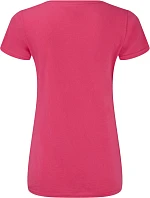 Fruit of the Loom Lady-Fit Iconic 150 T-shirt s výstrihom do V 16.1444 fuchsiová