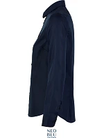 NEOBLU Blaise Women Mikrovláknová blúzka s dlhými rukávmi 24.3183 night blue NEOBLU Blaise Women Mikrovláknová blúzka s dlhými rukávmi 24.3183 night blue