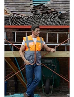 HVW HiVis síťovaná bezpečnostní vesta 79.W hi vis blue model 22502532 - Yoko HVW HiVis síťovaná bezpečnostní vesta 79.W hi vis blue model 22502532 - Yoko
