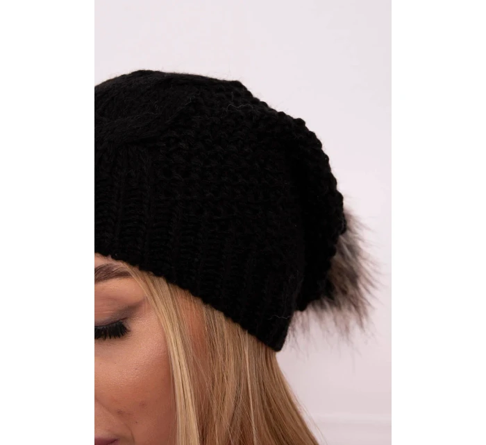 Sandra K210 fleecová čiapka čierna