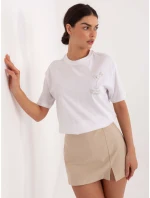 T shirt model 21795532 biały - FPrice