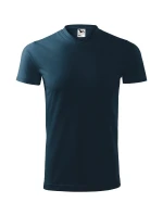 Heavy V-neck tričko unisex námořní modrá Heavy V-neck tričko unisex námořní modrá