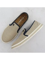 Pánske béžové Bugatti slip-on espadrille 321-ASP61-6900