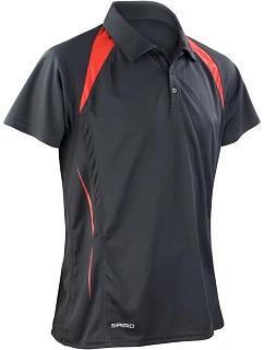 S Pánské piqué polo 29. black/red model 22426396 - Spiro