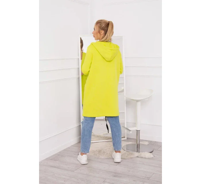 Zateplená bunda s kapucňou pistáciová