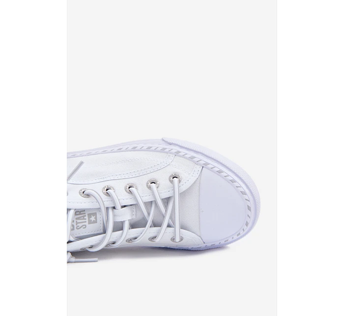 Dámské tenisky Big Star TT274388 Bílé Dámské tenisky Big Star TT274388 Bílé