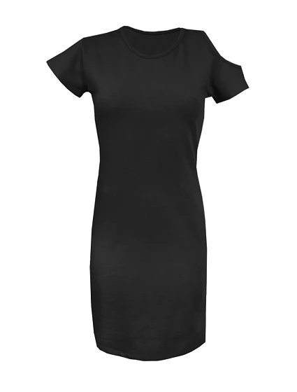 Dámská noční košilka Slip model 19339335 černá - DKaren