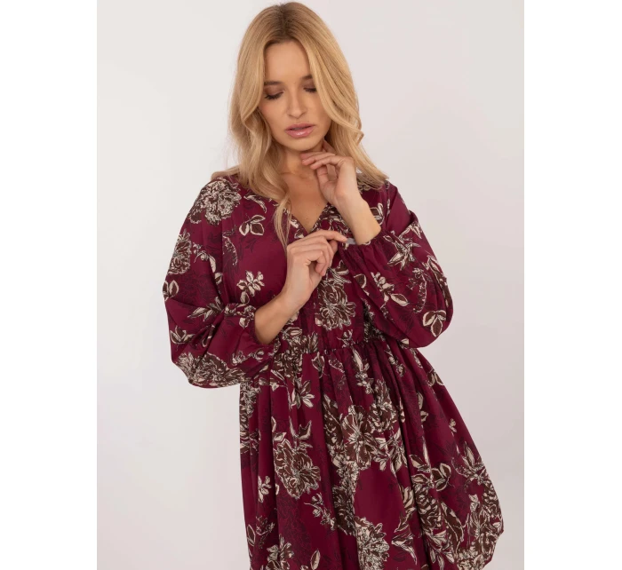 Šaty DHJ SK  fialové  model 20990256 - FPrice