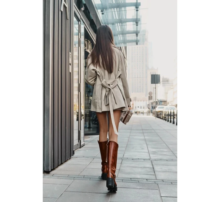 Dámske luxusné kožené topánky 3432 Camel - Sweet Shoes