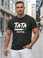 Pánske tričko s potlačou na Deň otcov bavlna čierna FashionStreet NX5143R Pánske tričko s potlačou na Deň otcov bavlna čierna FashionStreet NX5143R