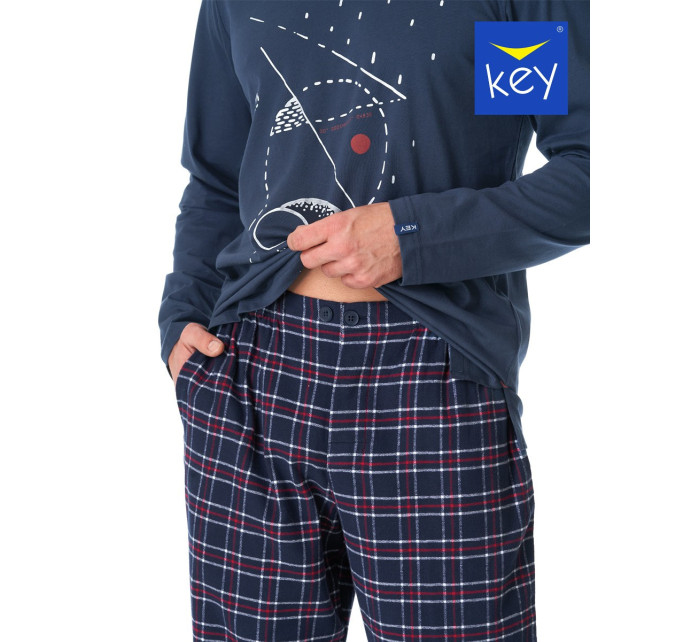 Pánske pyžamo Key MNS 616 B23 dł/r M-2XL