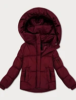 Dámska prechodná bunda oversize S'West bordová (B2003-27)