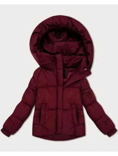 Dámska prechodná bunda oversize S'West bordová (B2003-27)