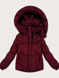 Dámska prechodná bunda oversize S'West bordová (B2003-27)