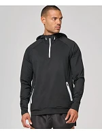 PA 360 Sportovní mikina s kapucí a 1/4 zipem model 22512851 red - Kariban ProAct