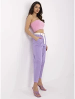 Kalhoty DHJ SP model 20969335 světle fialové - FPrice Kalhoty DHJ SP model 20969335 světle fialové - FPrice
