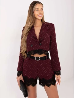Szorty IT SN model 21799734 ciemny czerwony - FPrice
