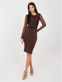 RV SD sukňa A1058.71 tmavohnedá