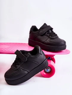 Detská športová obuv so suchým zipsom Black Elike